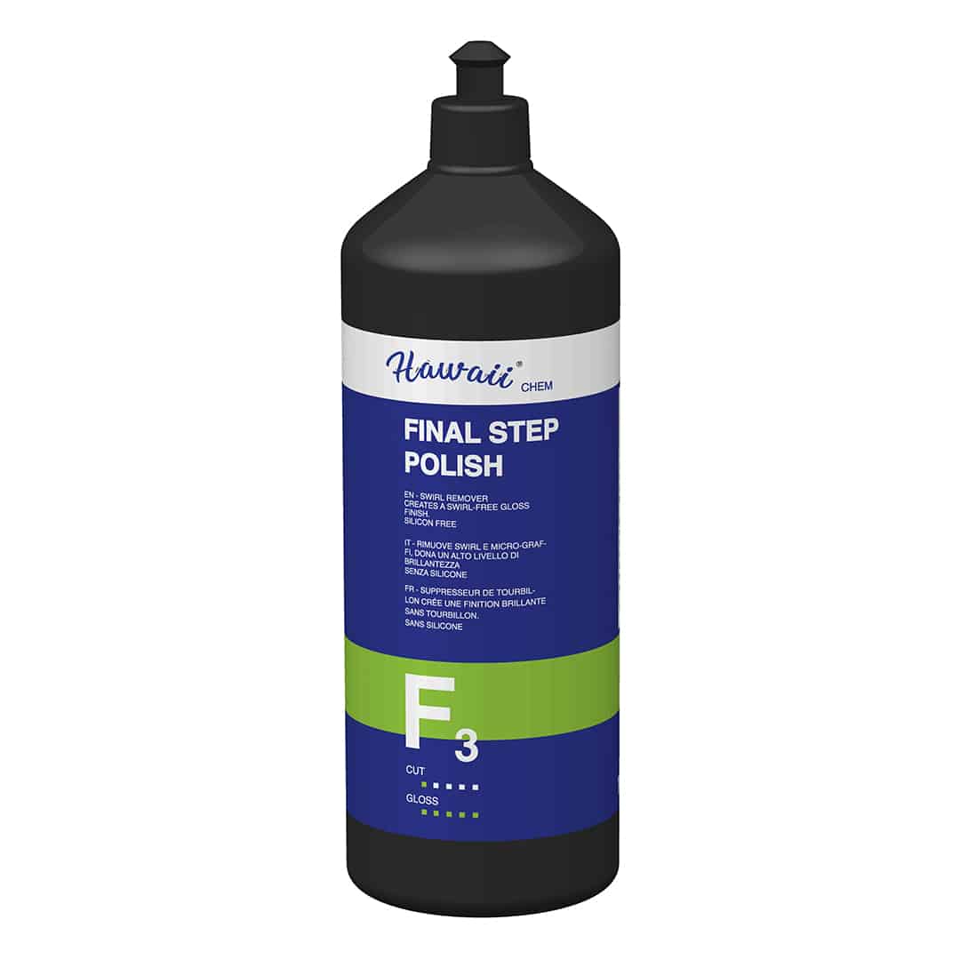 HAWAII Final Step Polish (F3) - 1 L مزيل الدوامات يمنح لمعانًا خاليًا من الدوامات