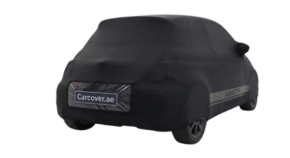 ABARTH 500C Legal Car Cover – Transparent License Plate Window – UAE Approved