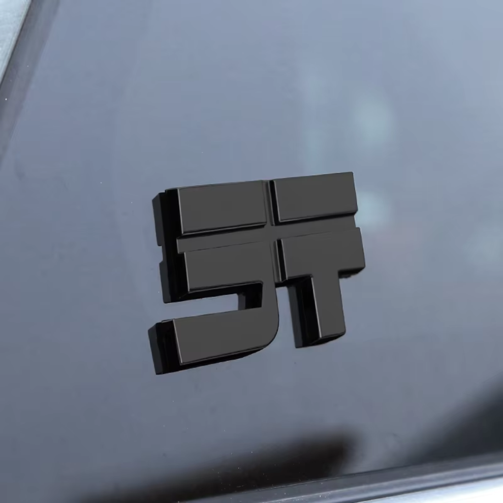 شعار JT أسود / فضي جيتاور T2