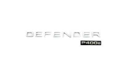 لوحة اسم الصندوق الأصلية - فضية (Defender P400e) - LR130746