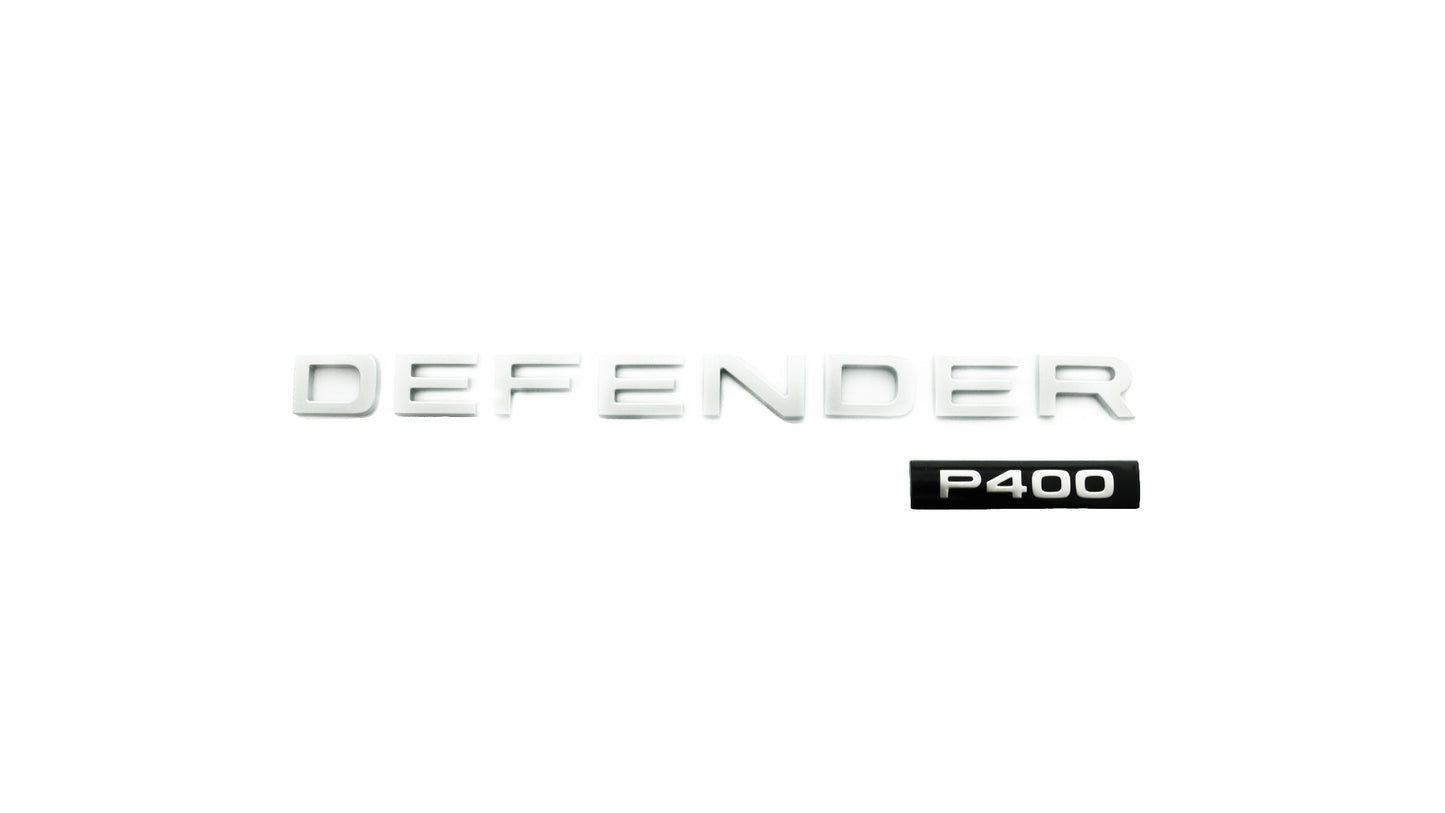 لوحة اسم صندوق الأمتعة الأصلية - فضية (Defender P400) - LR130745