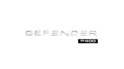 لوحة اسم صندوق الأمتعة الأصلية - فضية (Defender P400) - LR130745