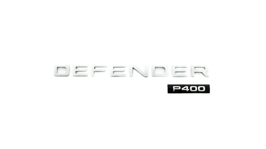 لوحة اسم صندوق الأمتعة الأصلية - فضية (Defender P400) - LR130745
