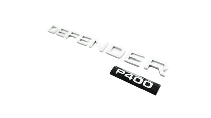 لوحة اسم صندوق الأمتعة الأصلية - فضية (Defender P400) - LR130745