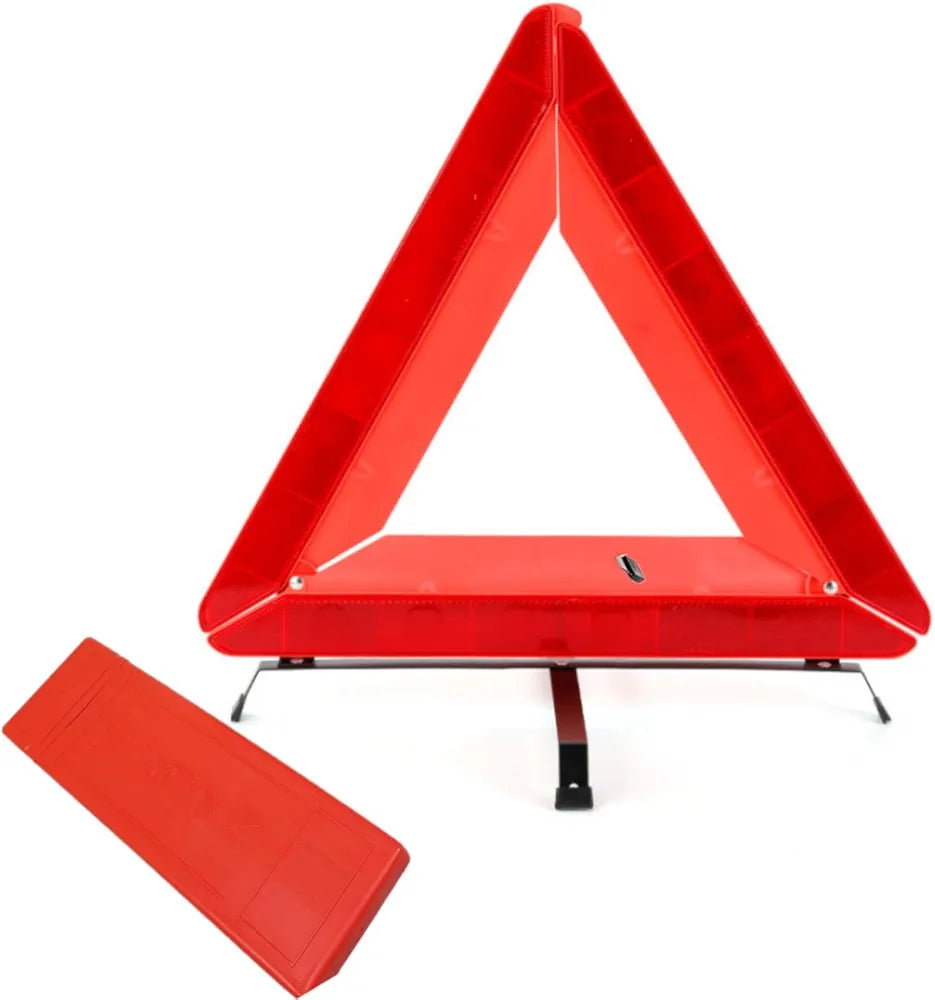 Foldable Safety Warning Triangle for Roadside Breakdowns, Warning Triangle with Storage Box for Car Emergencies Accessories (1 pack)