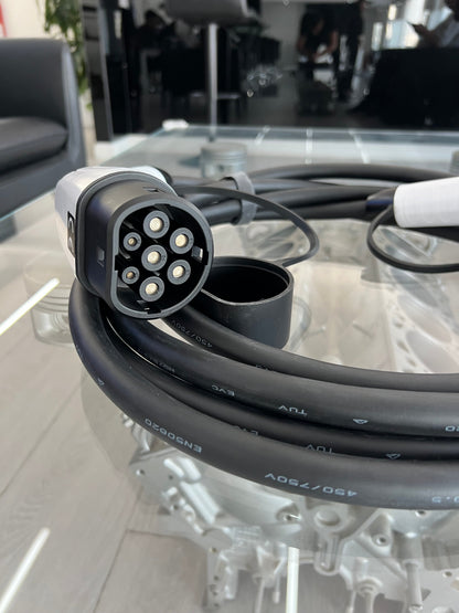 EV Charging Cable - 22kW 32A Type 2, 5m Portable