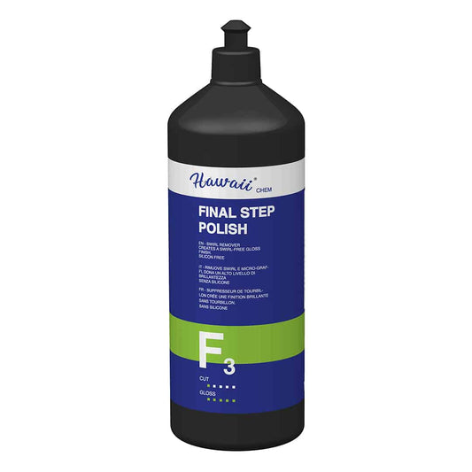 HAWAII Final Step Polish (F3) - 1 L مزيل الدوامات يمنح لمعانًا خاليًا من الدوامات