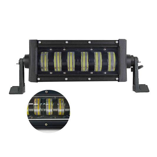 شريط إضاءة LED قصير من FORCE USA - شريط إضاءة LED للطرق الوعرة. شريط إضاءة متعدد الاستخدامات. شريط إضاءة LED قوي أحادي الصف