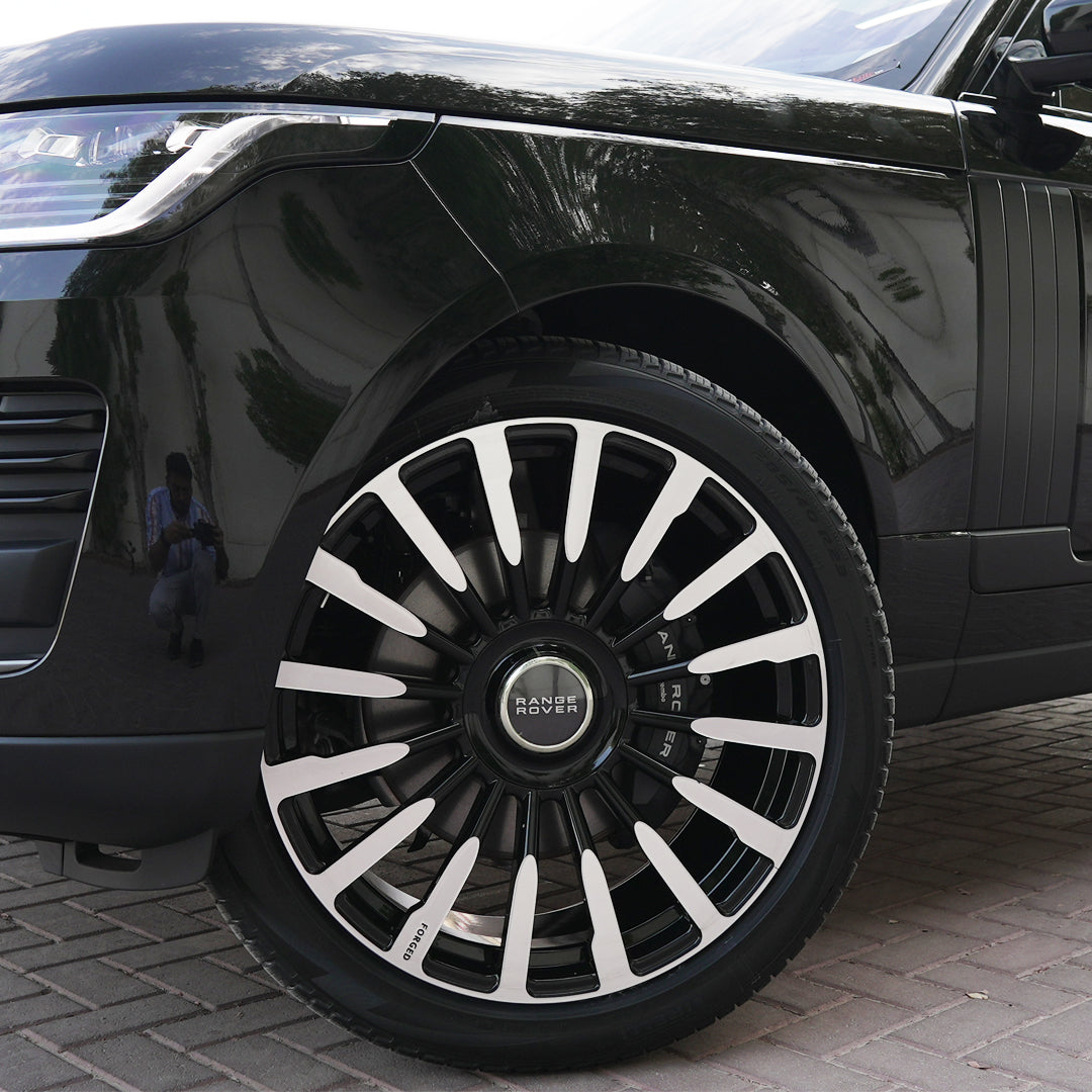عجلات Land Rover من سبائك الألومنيوم المشغولة مقاس 23 بوصة (طقم من 4 قطع)