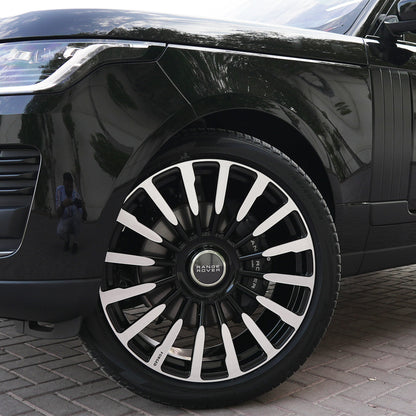 عجلات Land Rover من سبائك الألومنيوم المشغولة مقاس 23 بوصة (طقم من 4 قطع)